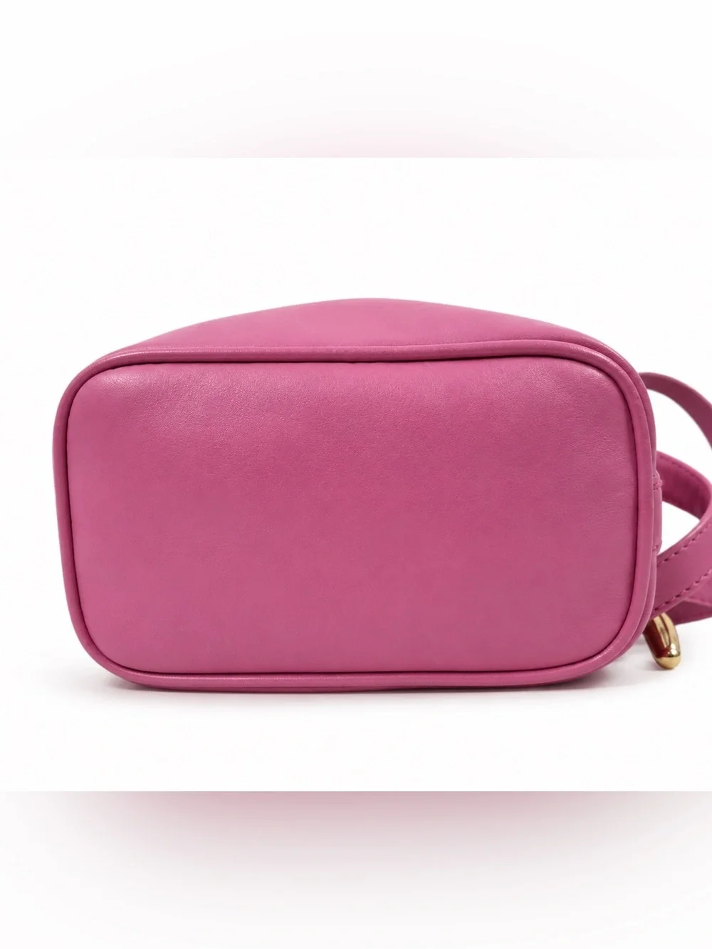 Celine Magenta Drawstring Bucket Crossbody Bag